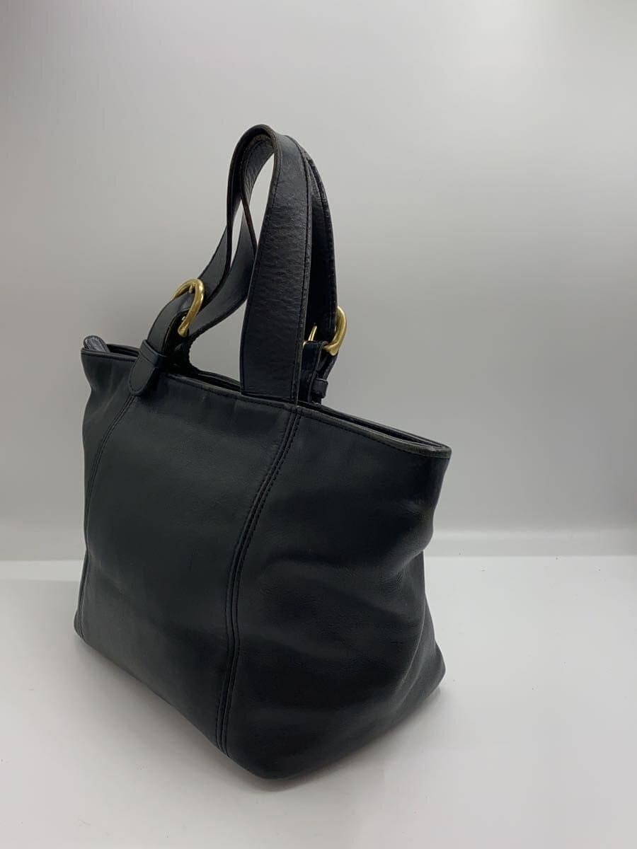COACH handbag leather BLK 4133 2