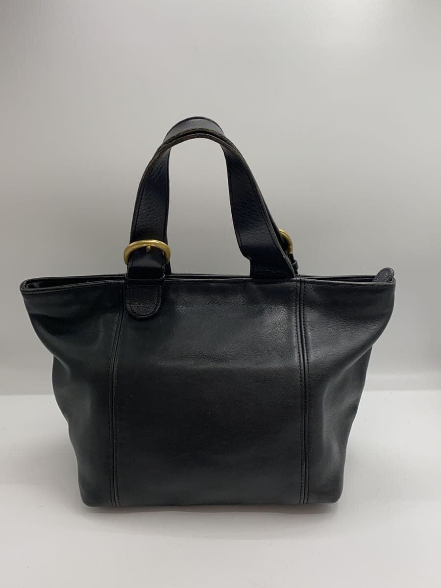 COACH handbag leather BLK 4133 3