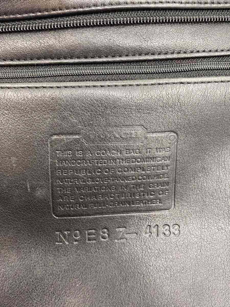 COACH handbag leather BLK 4133 5