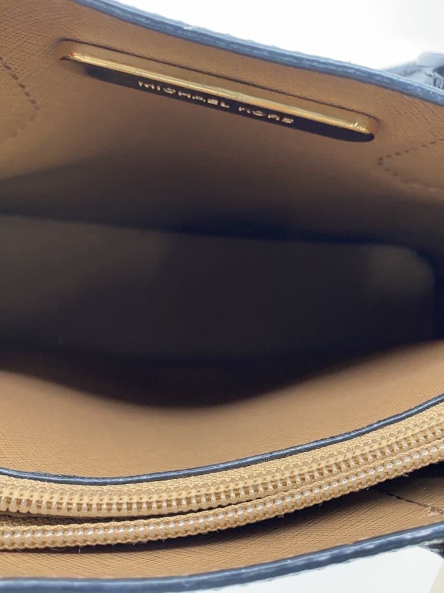 MICHAEL KORS Shoulder Bag Leather Black Solid Color 6