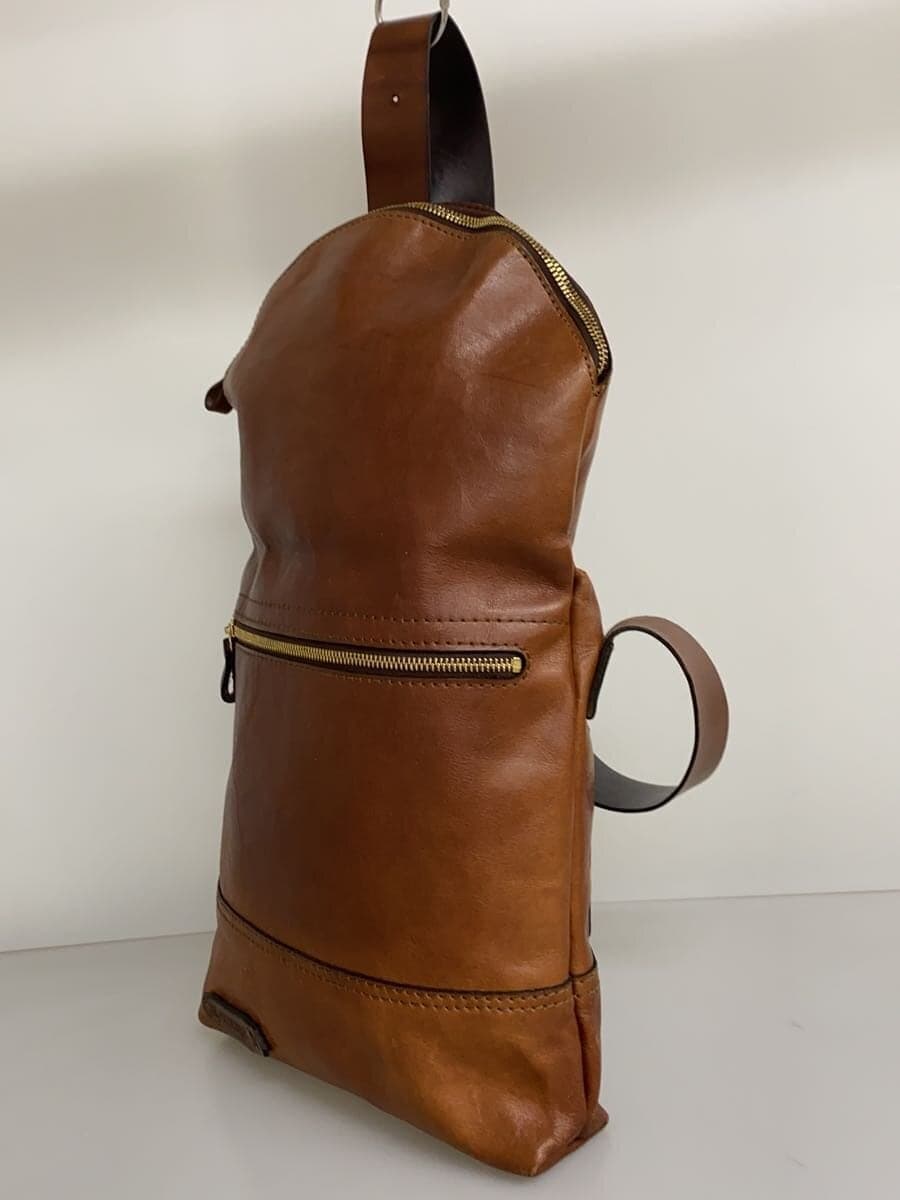 HERZ shoulder bag leather BRW plain 2