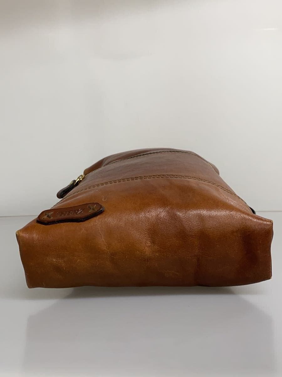 HERZ shoulder bag leather BRW plain 4