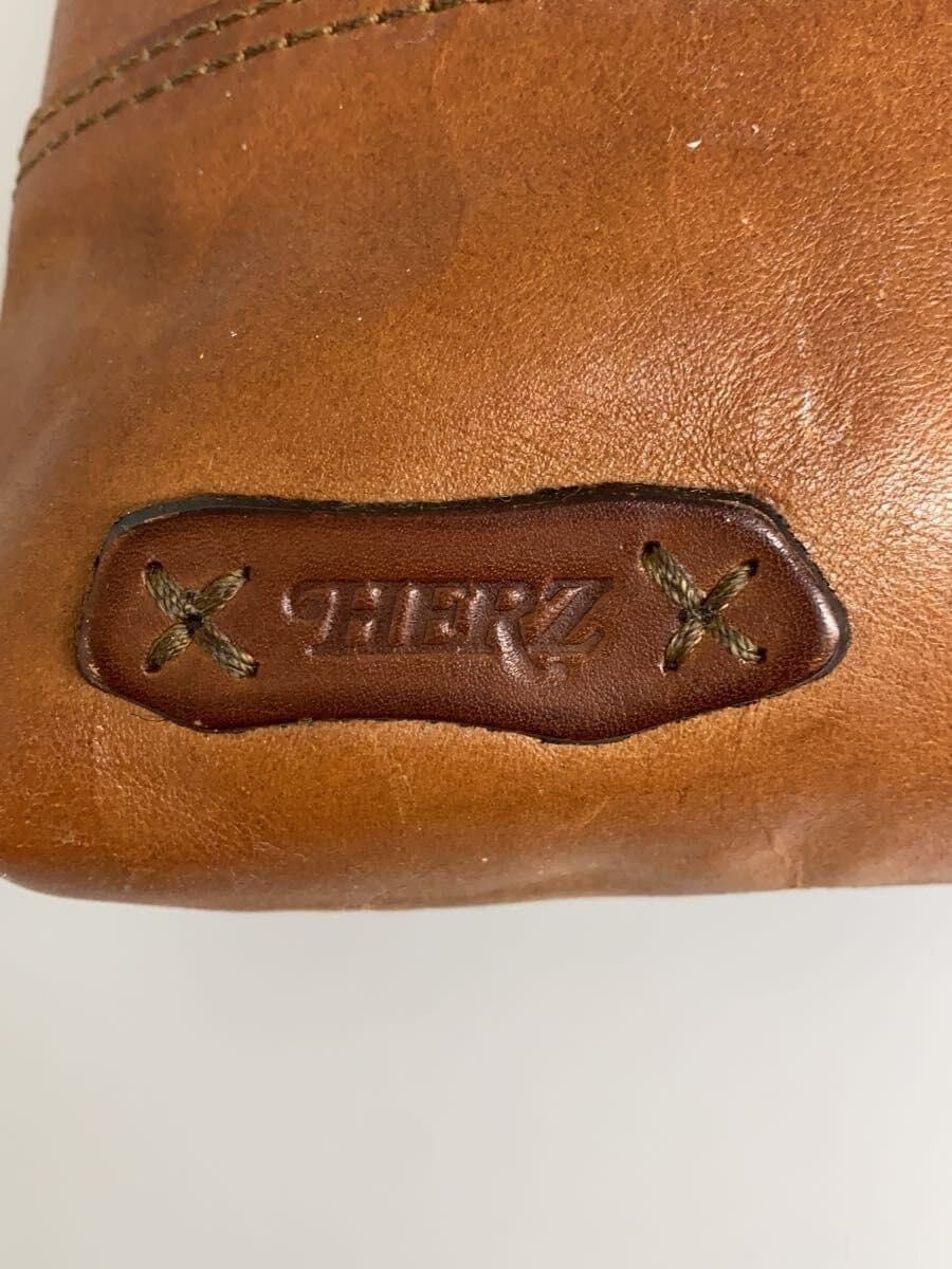 HERZ shoulder bag leather BRW plain 5