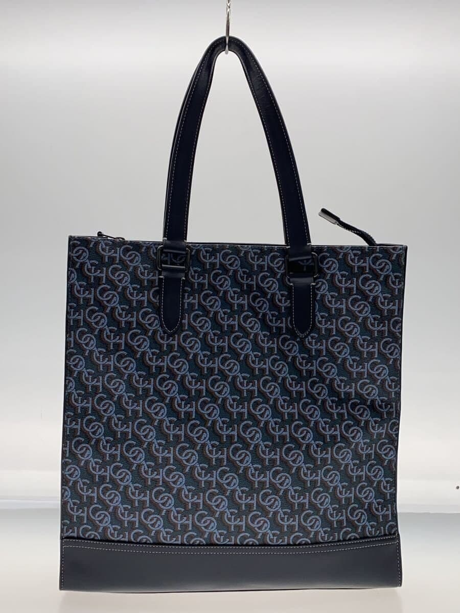 COACH Tote Bag Navy All-Over Print CE749 Graham Structure 3