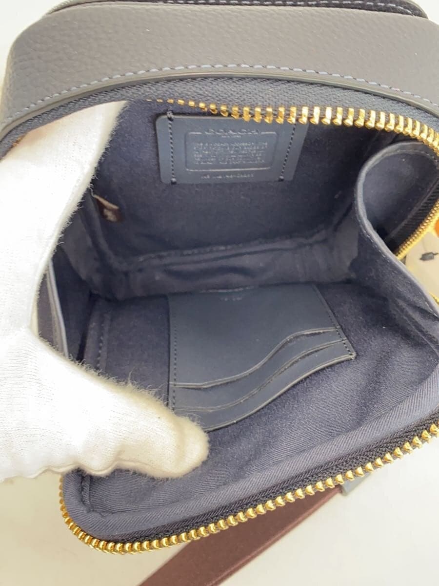 COACH Shoulder Bag Canvas NVY All Over Pattern C8235 Signature 6