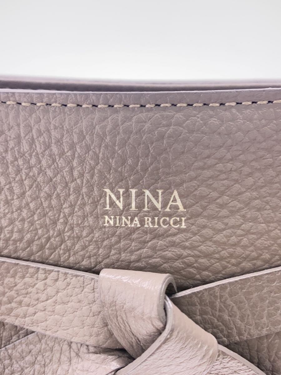 NINA RICCI Shoulder Bag BEG Solid 5