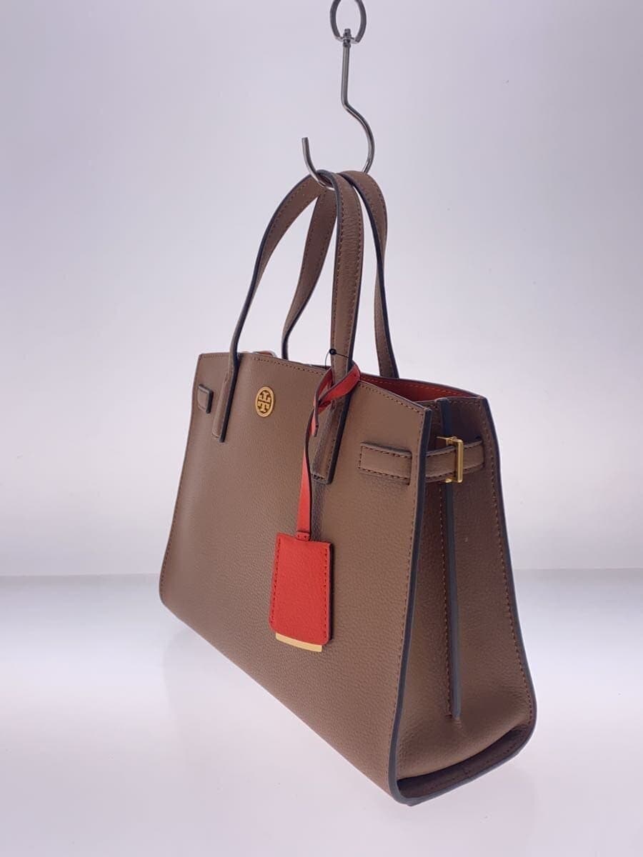 TORY BURCH Shoulder Bag Leather BRW Solid 73625 2