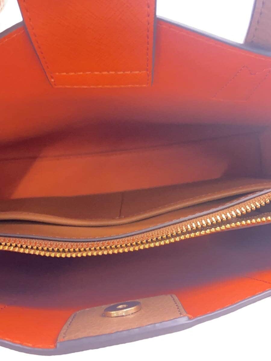 TORY BURCH Shoulder Bag Leather BRW Solid 73625 6