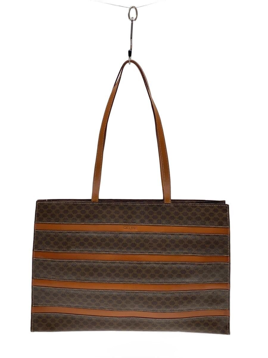 CELINE Tote Bag PVC BRW All Over Pattern