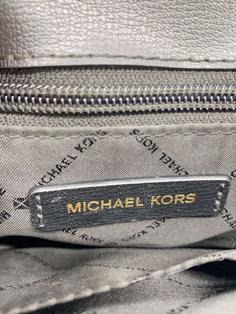 MICHAEL KORS handbag leather BLK 5