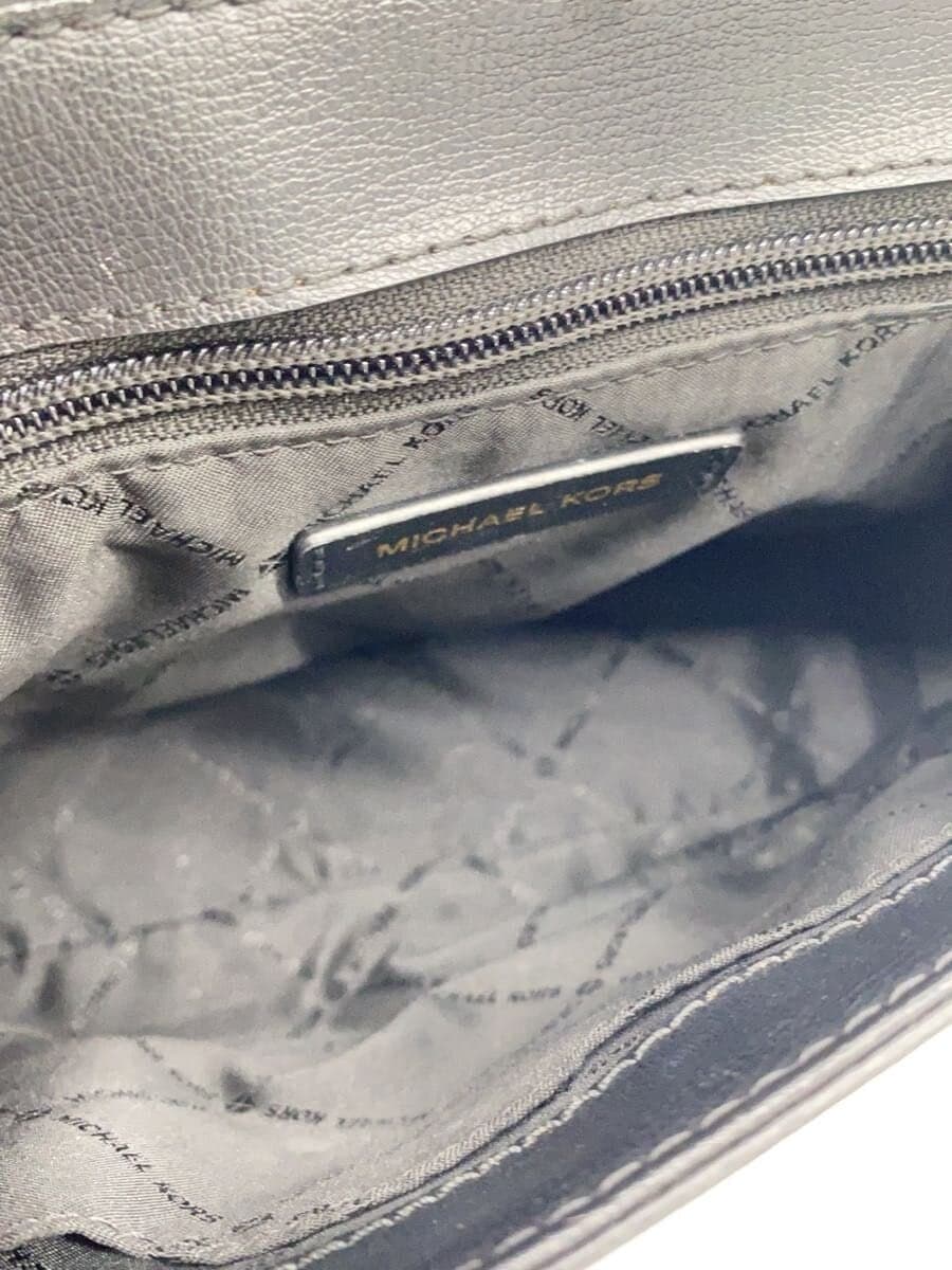 MICHAEL KORS handbag leather BLK 6