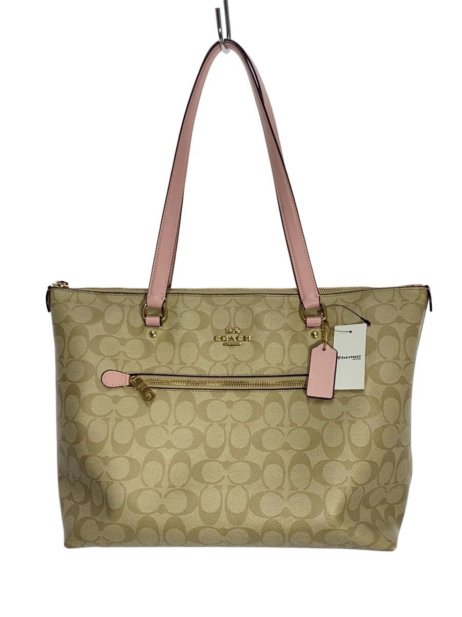 COACH tote bag -- BEG all-over pattern b2078-79609
