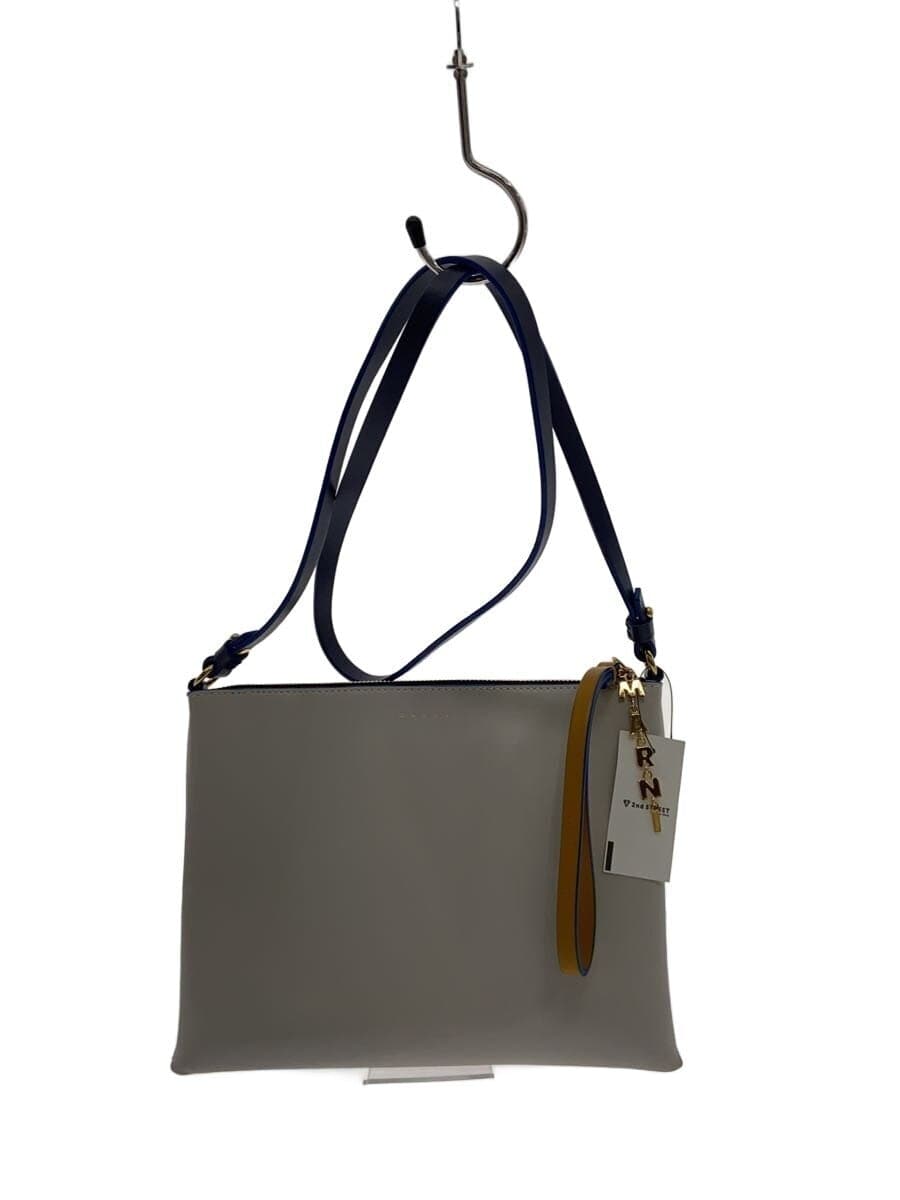 MARNI Strap Shoulder Bag 24SS Bag Leather BLU Solid PHMO0011U0