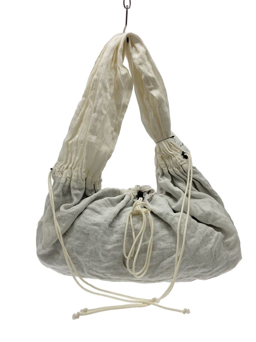 LEHKESA(Kesa ) Shoulder Bag Linen WHT LEH718