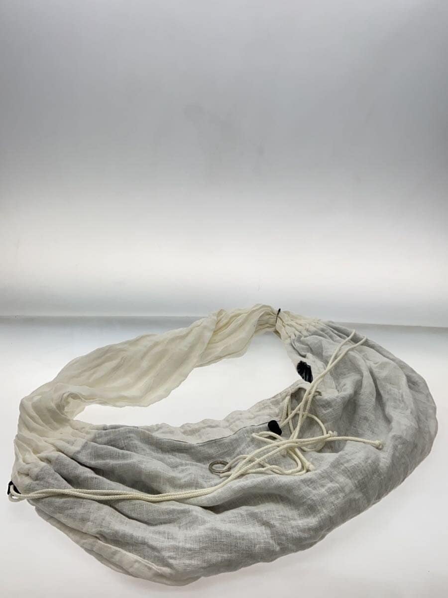 LEHKESA(Kesa ) Shoulder Bag Linen WHT LEH718 6