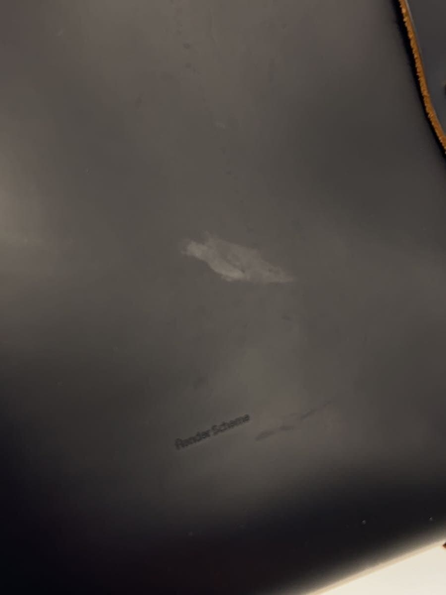 Hender Scheme ASSEMBLE HAND BAG Tote Bag Leather BLK Solid Surface With Scratches 7