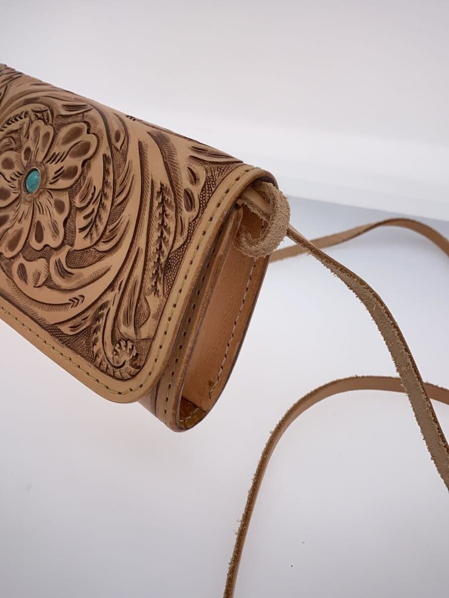 Other Brand marshmallow cafe Mini Pouch Shoulder Bag Leather BRW All Over Pattern 2