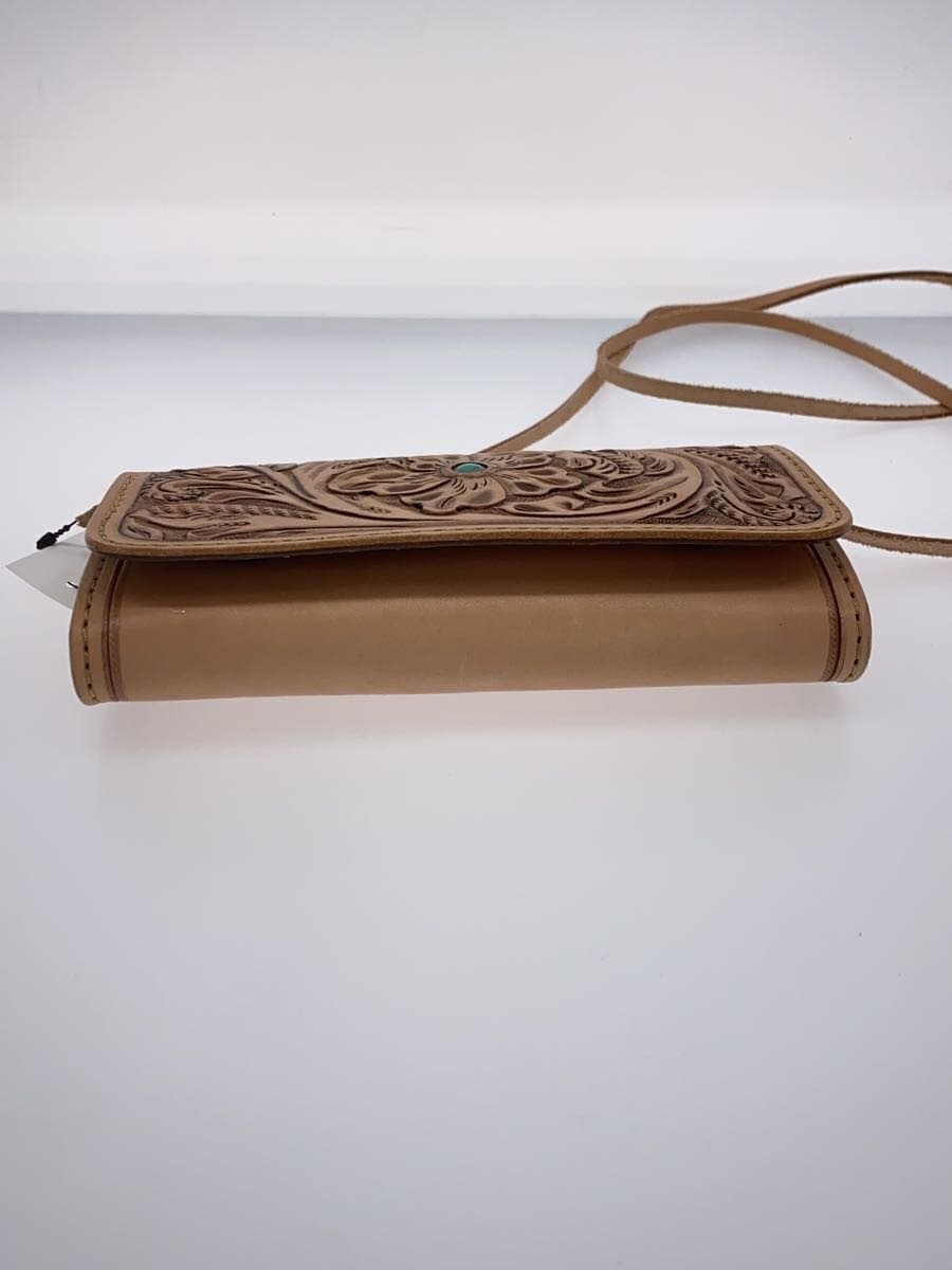 Other Brand marshmallow cafe Mini Pouch Shoulder Bag Leather BRW All Over Pattern 4