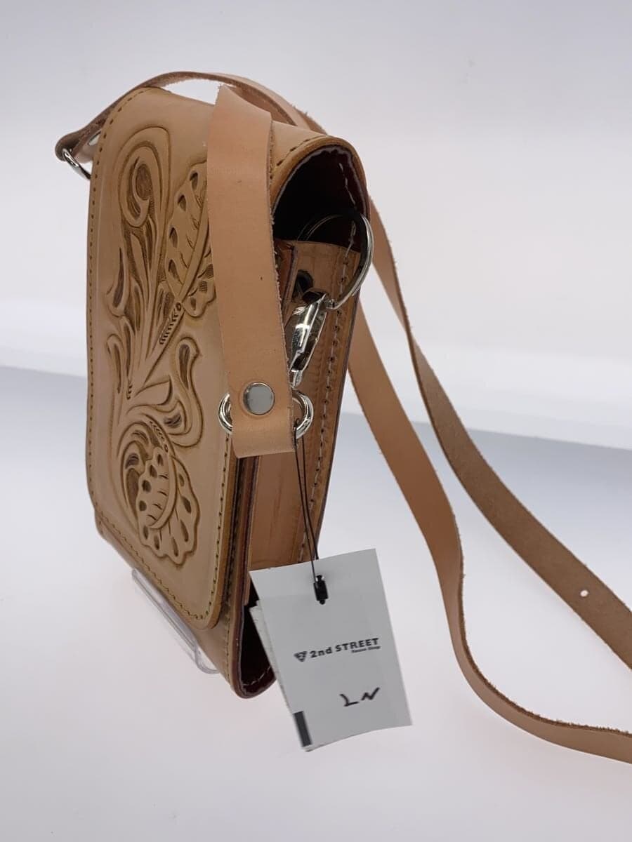 Other Brand marshmallow cafe Vertical Mini Shoulder Shoulder Bag Leather BRW All Over Pattern 2