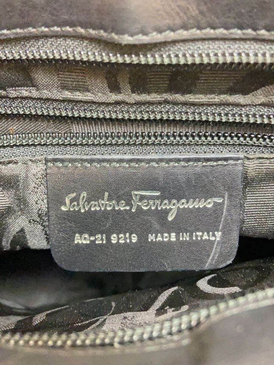 Salvatore Ferragamo Shoulder Bag -- BLK Solid Color 5
