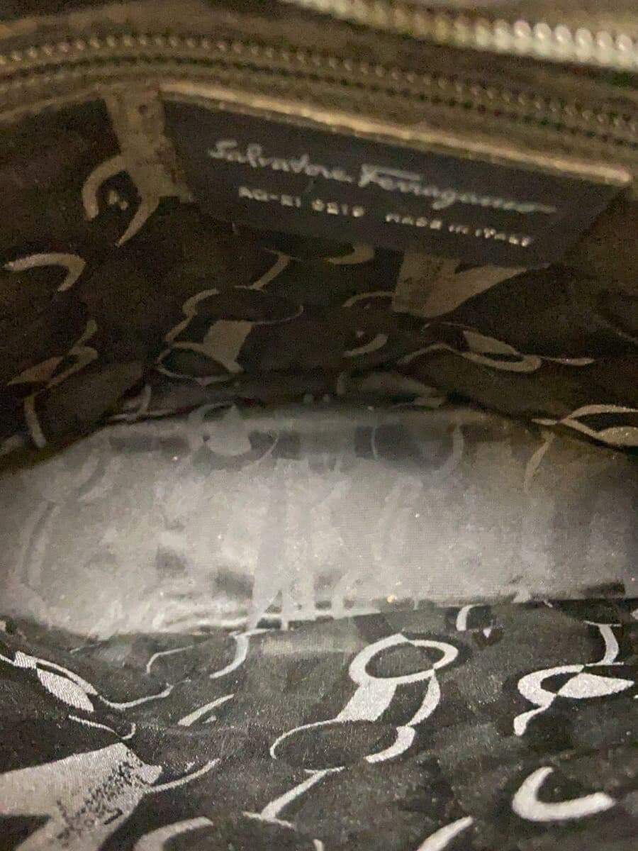 Salvatore Ferragamo Shoulder Bag -- BLK Solid Color 6