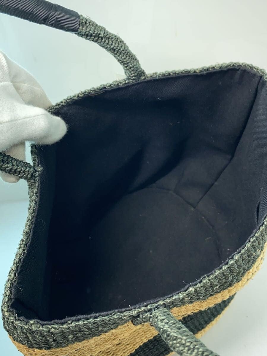 BEAMS BOY Mickey Mouse Basket Bag GRN 6