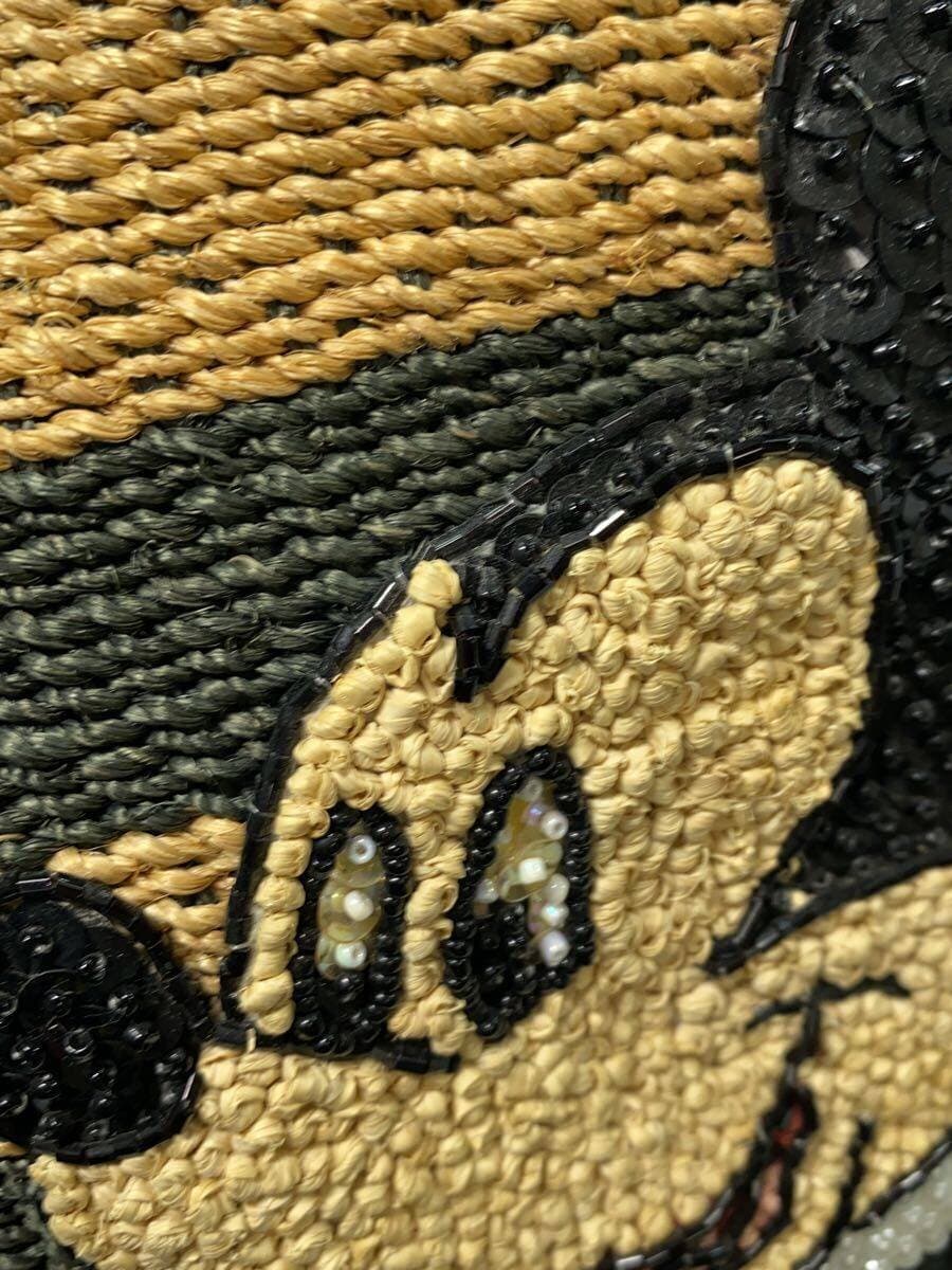 BEAMS BOY Mickey Mouse Basket Bag GRN 8