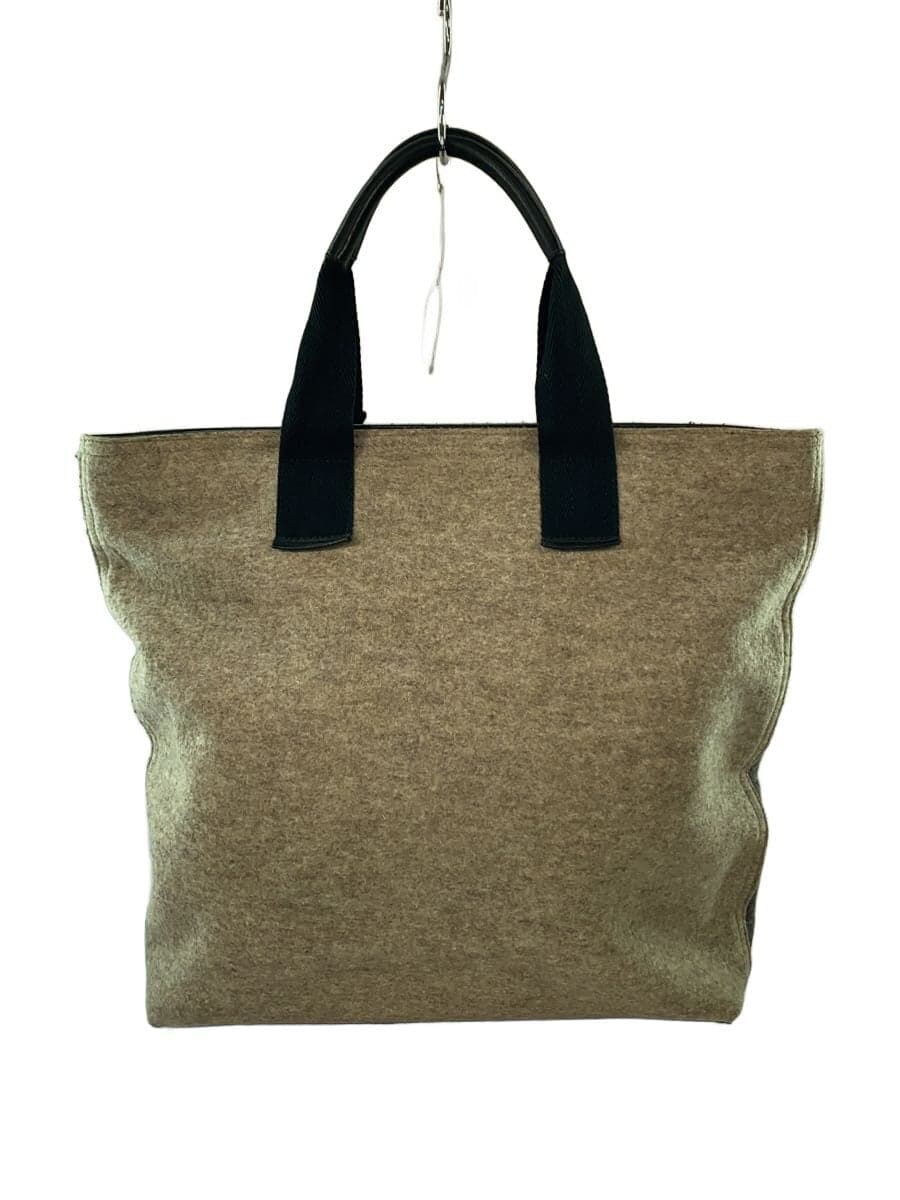 YVES SAINT LAURENT tote bag wool BEG 3