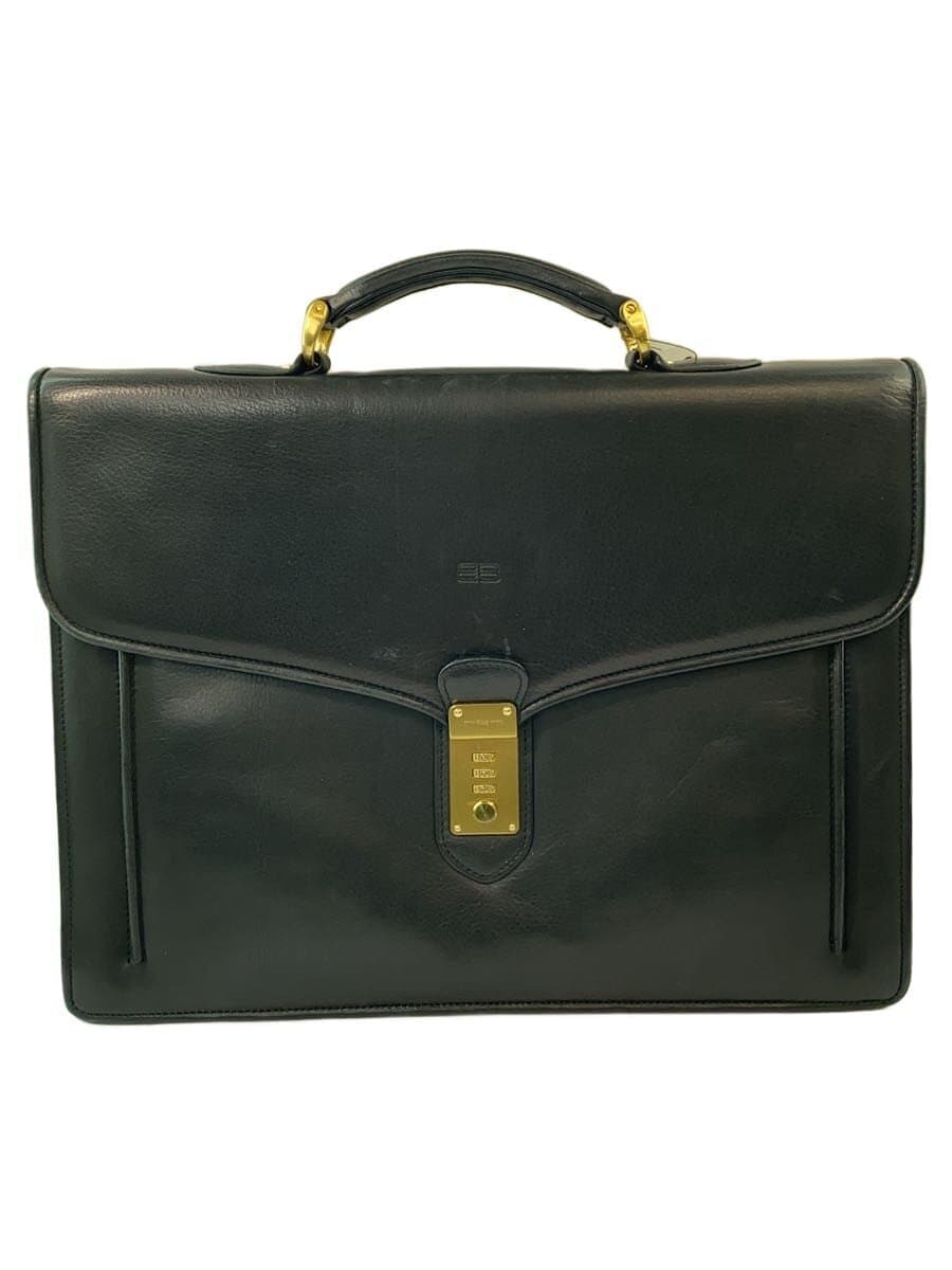 BALENCIAGA Business Bag Leather BLK