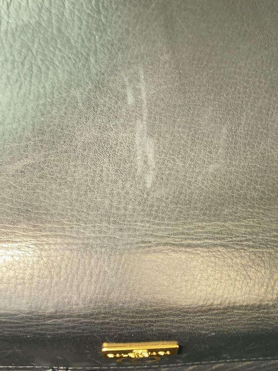 BALENCIAGA Business Bag Leather BLK 7