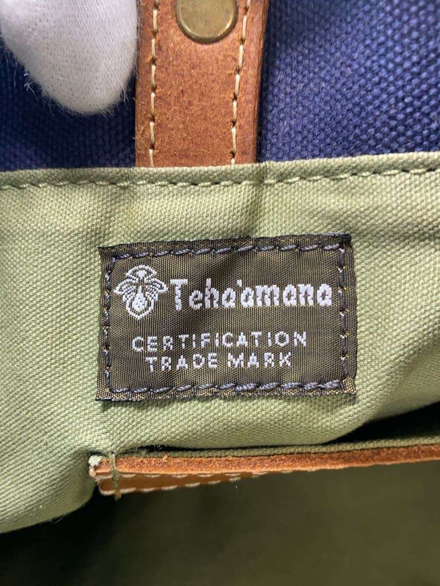 Other Brand TEHA AMANA Tote Bag Canvas NVY 031032 5