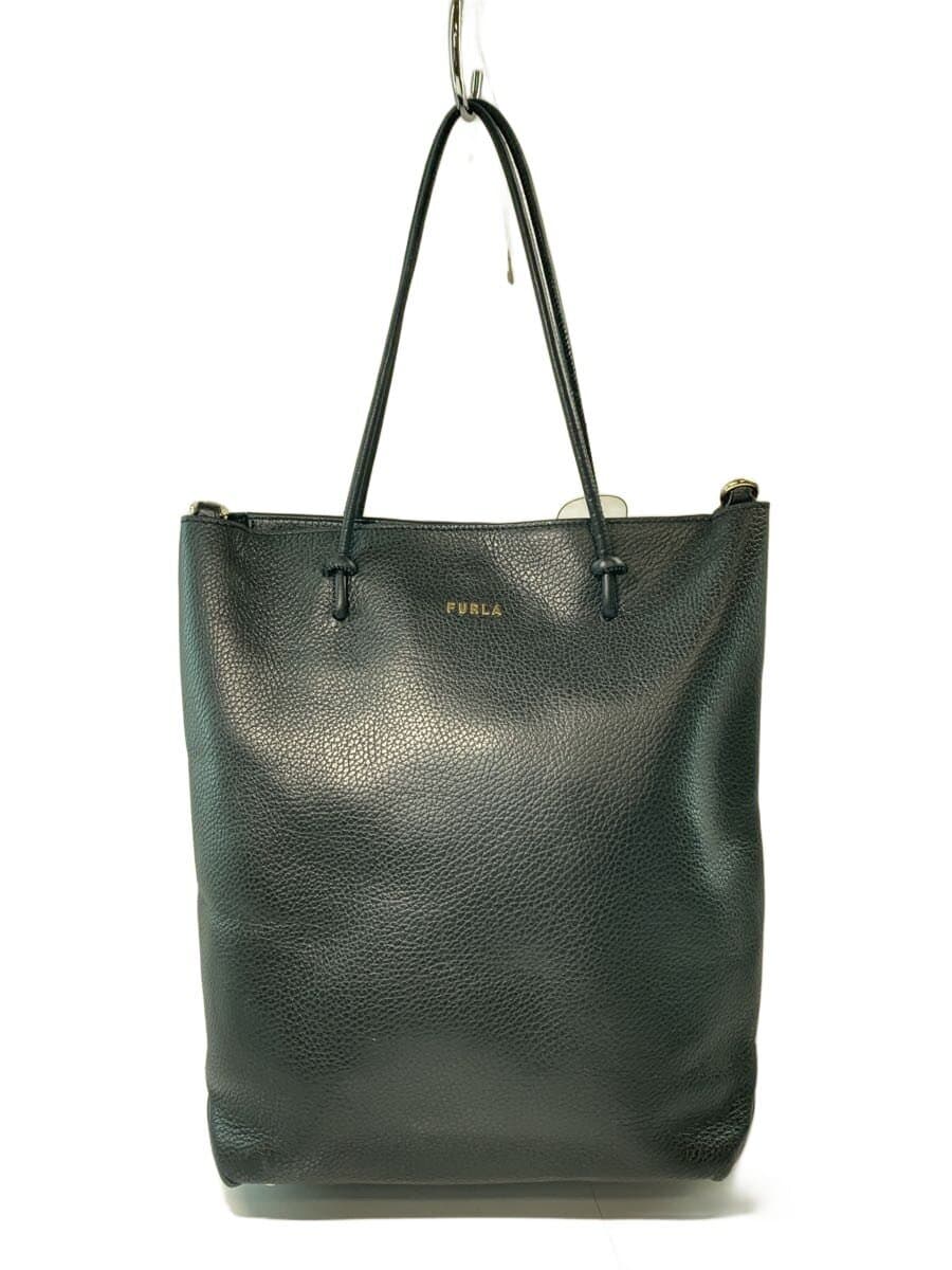 FURLA handbag leather black