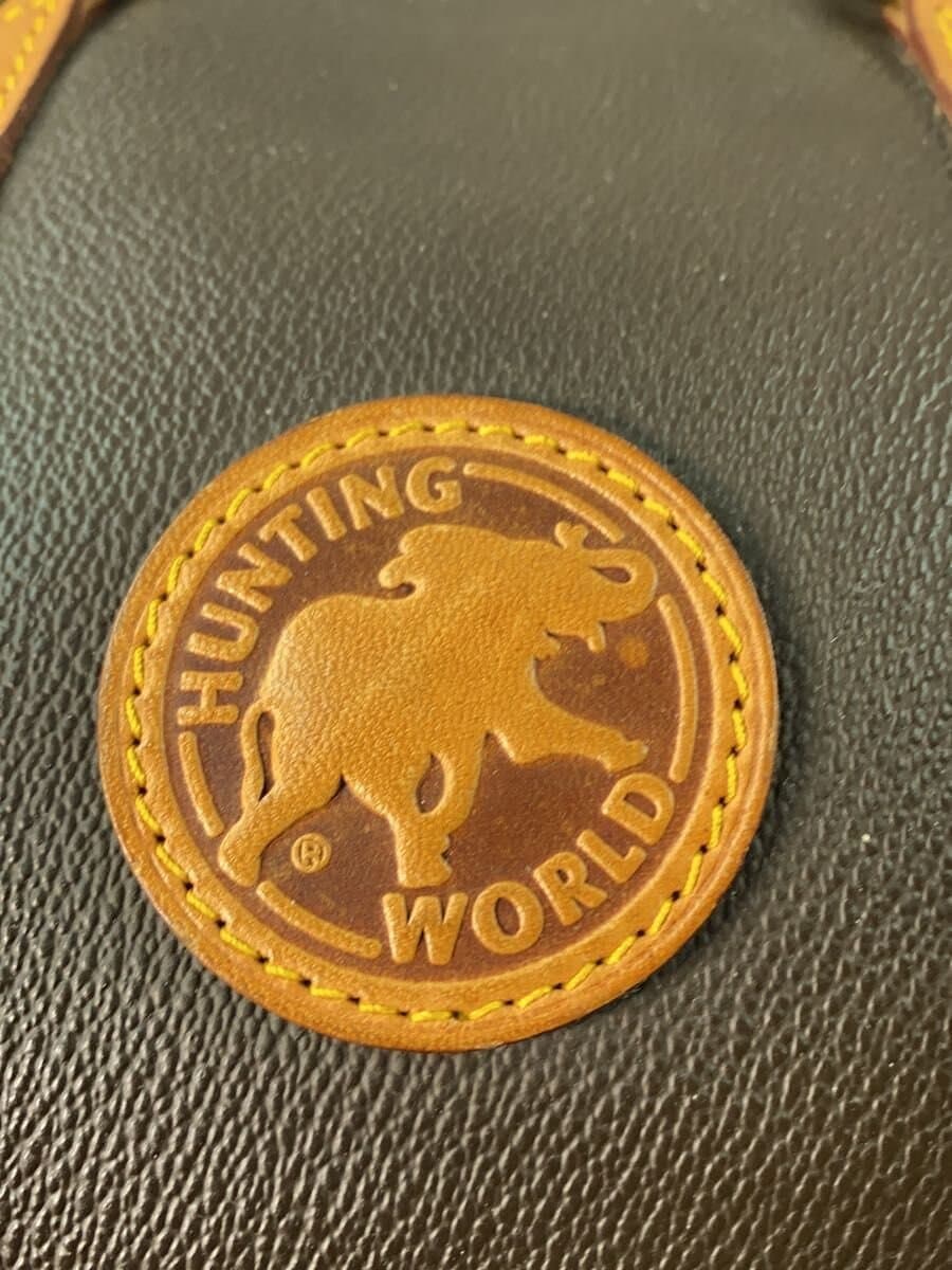 HUNTING WORLD Boston Handbag KHK 5