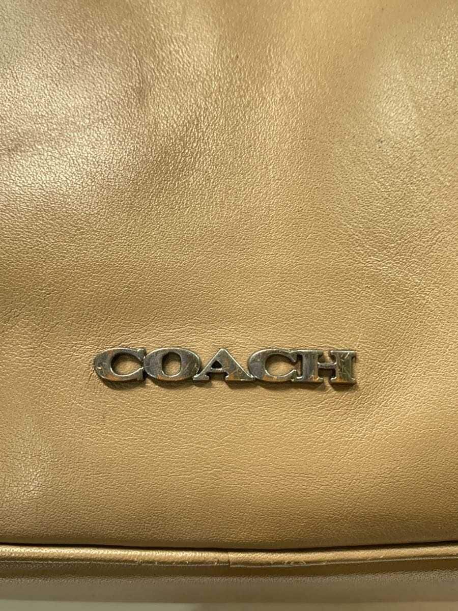 COACH Backpack Leather Beige C6877 5