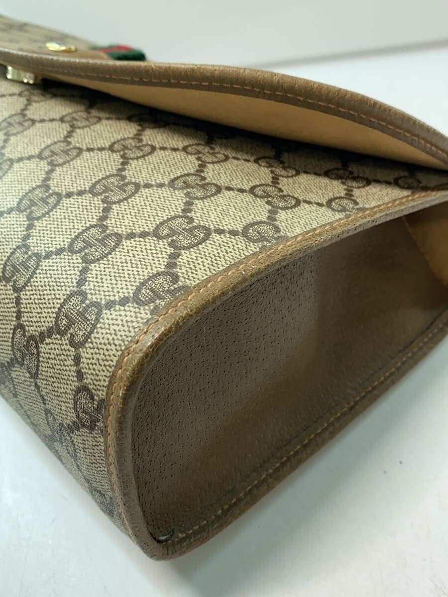 GUCCIOLD Paper tag Sheer line Clutch bag Second bag PVC CML All-over pattern 7