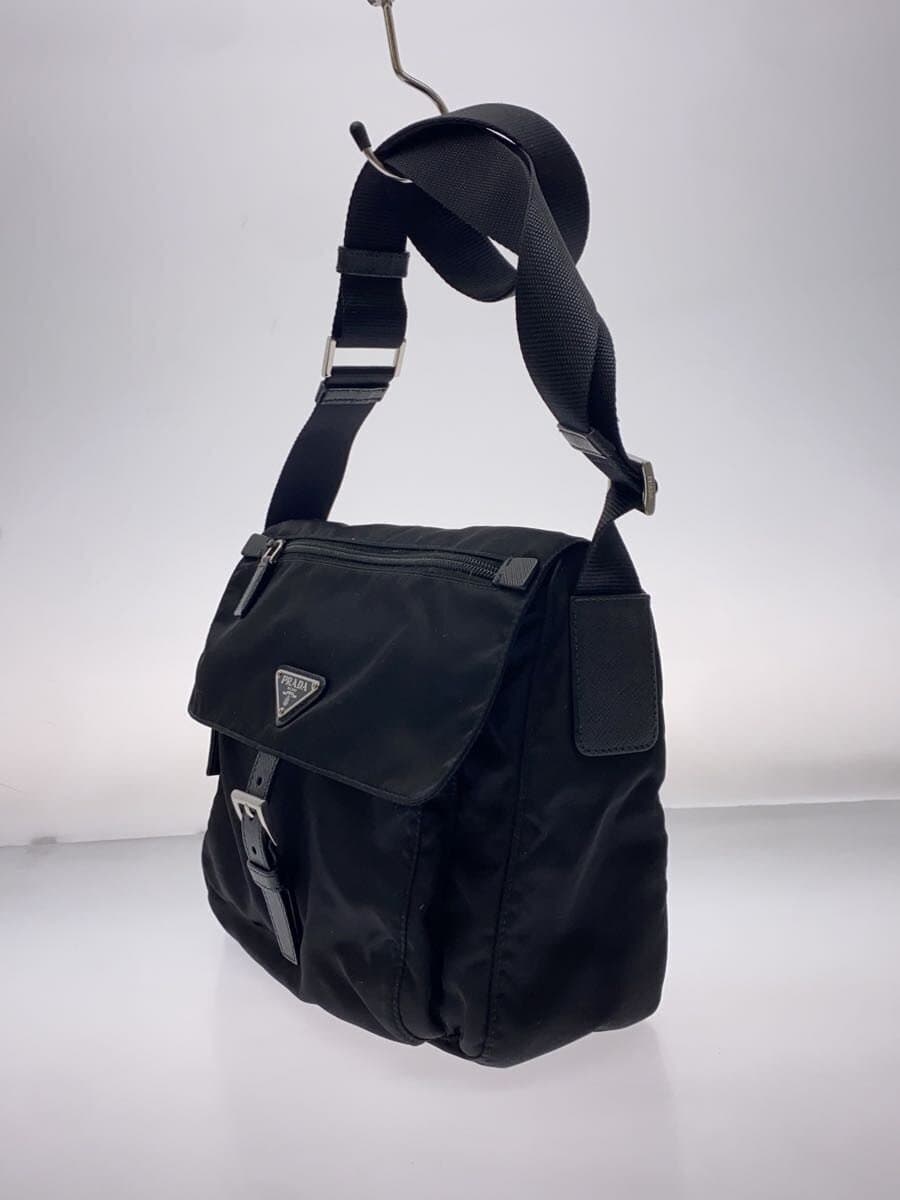 PRADA Shoulder Bag Nylon BLK 2