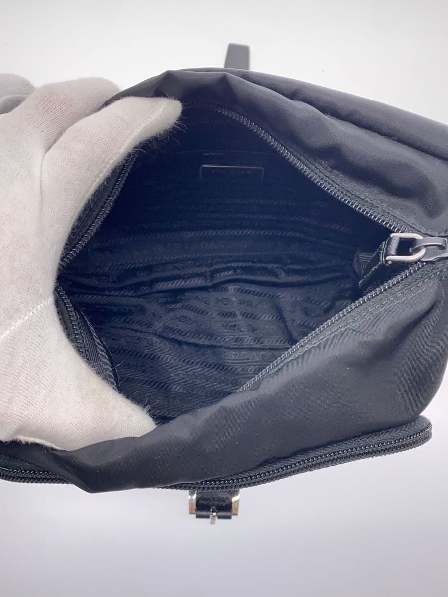PRADA Shoulder Bag Nylon BLK 6