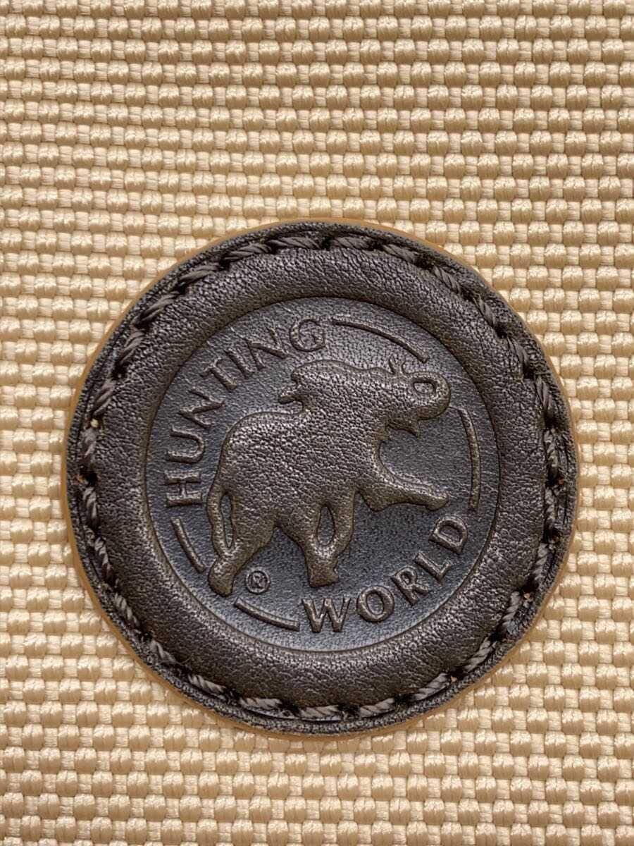 HUNTING WORLD Shoulder Bag Canvas BEG 5