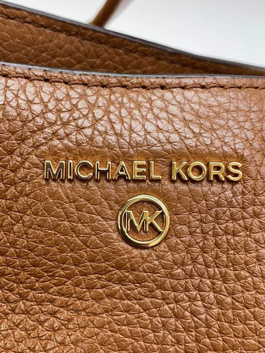 MICHAEL KORS Handbag Leather BRW Solid Color 30F0G1AE3L 5