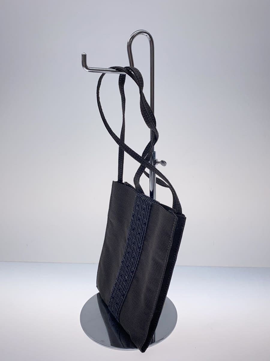 HERMES Aile Line Shoulder Pochette Shoulder Bag Cotton GRY 2