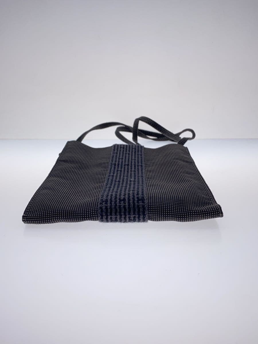 HERMES Aile Line Shoulder Pochette Shoulder Bag Cotton GRY 4