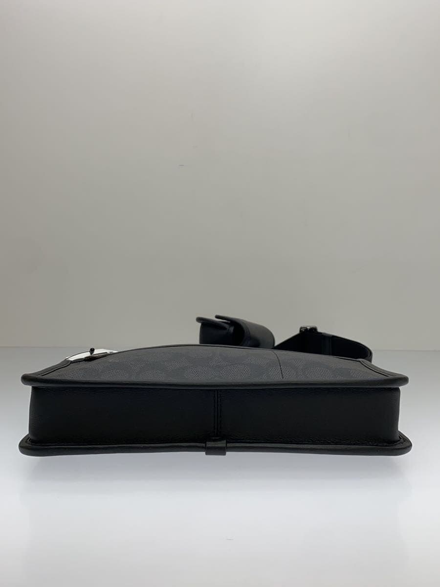 COACH Shoulder Bag Leather Black CW373 4