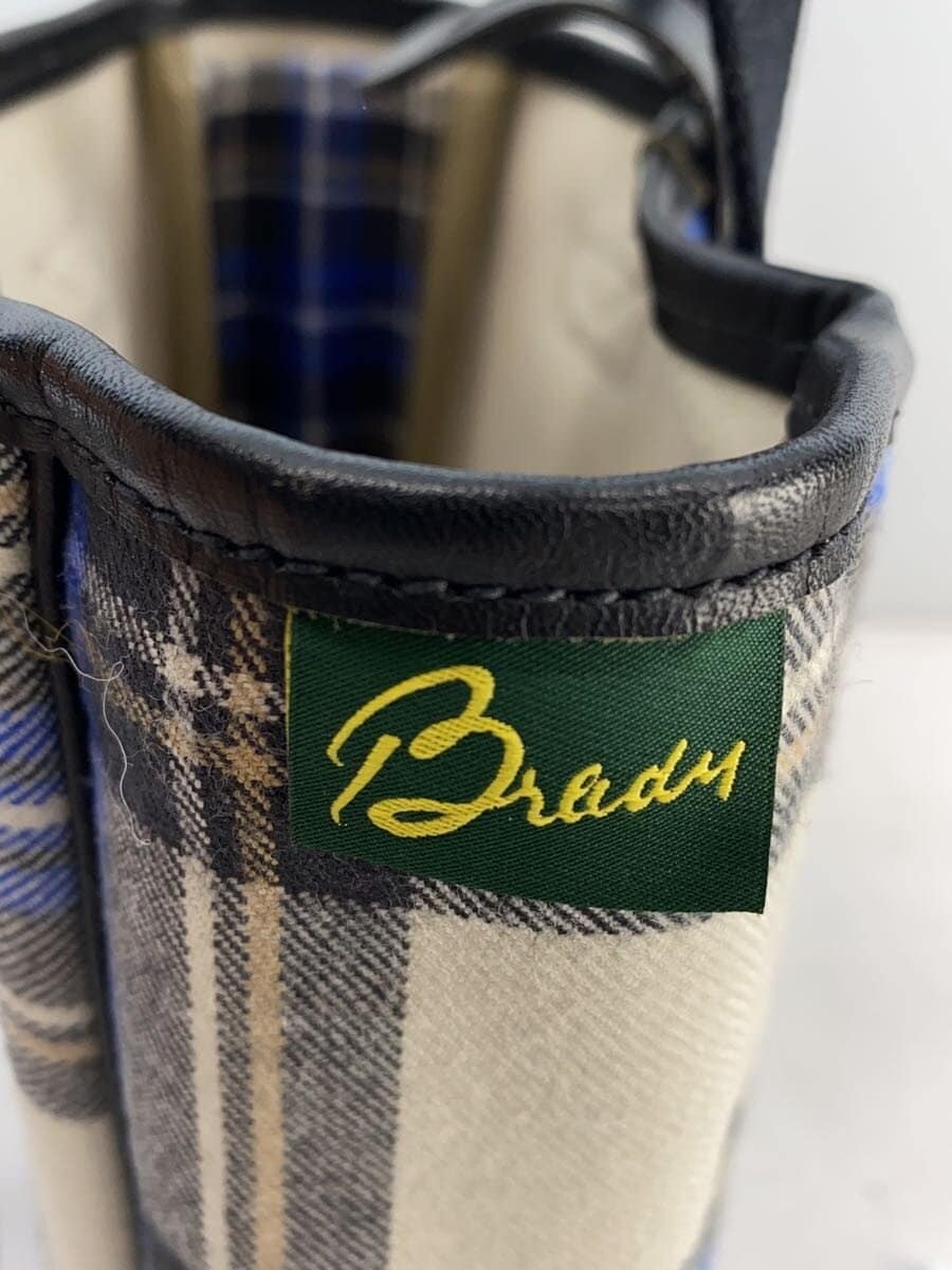 BRADY Handbag BLU Check Charm 5