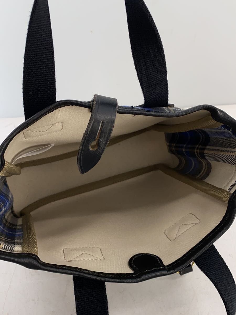 BRADY Handbag BLU Check Charm 6