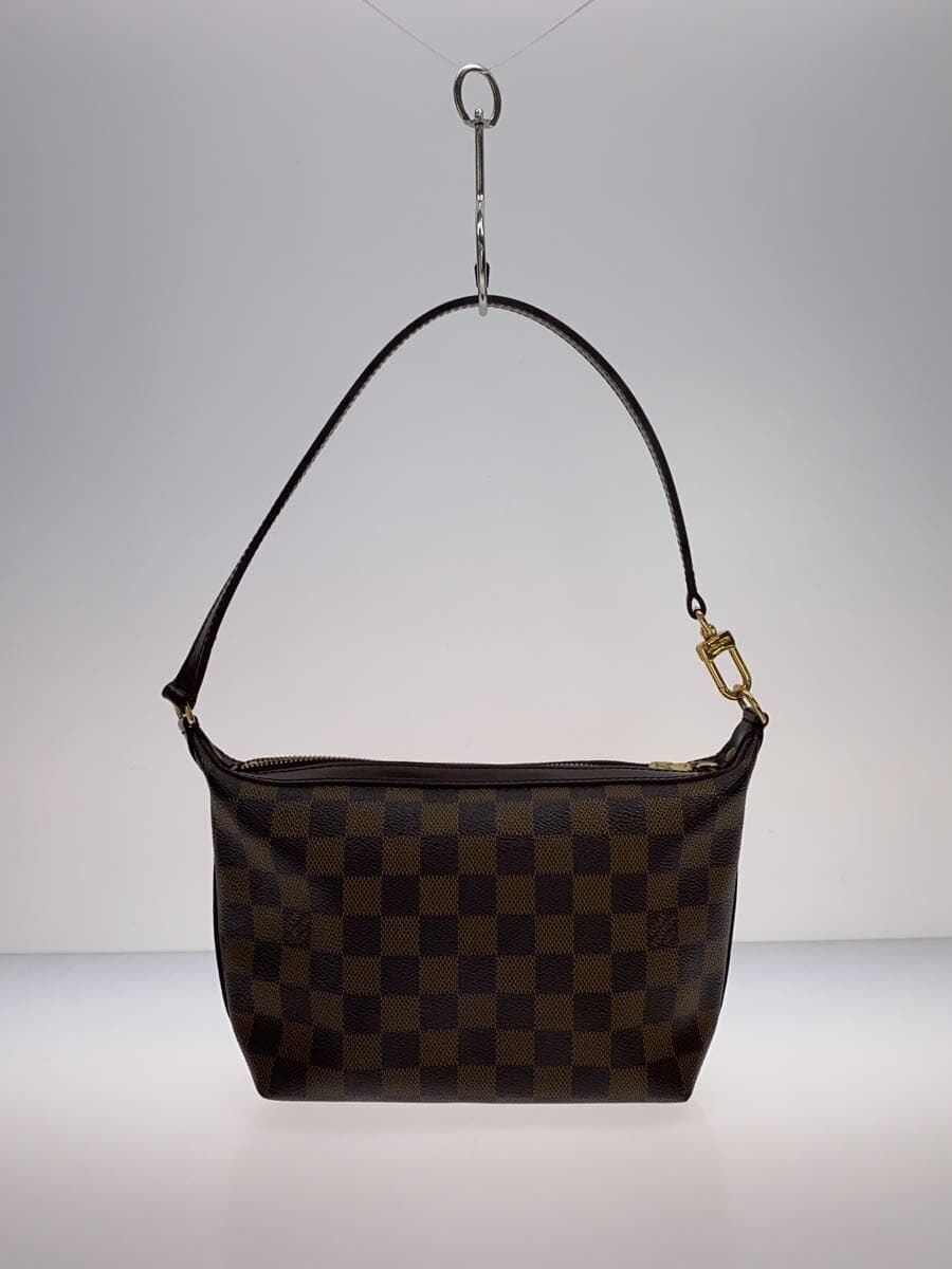 LOUIS VUITTON Pochette Accessoires_Damier Ebene PVC BRW 3