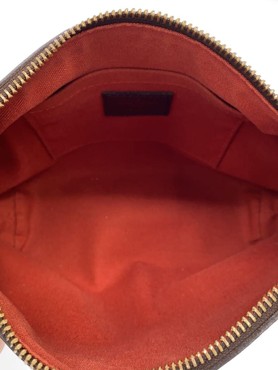 LOUIS VUITTON Pochette Accessoires_Damier Ebene PVC BRW 6