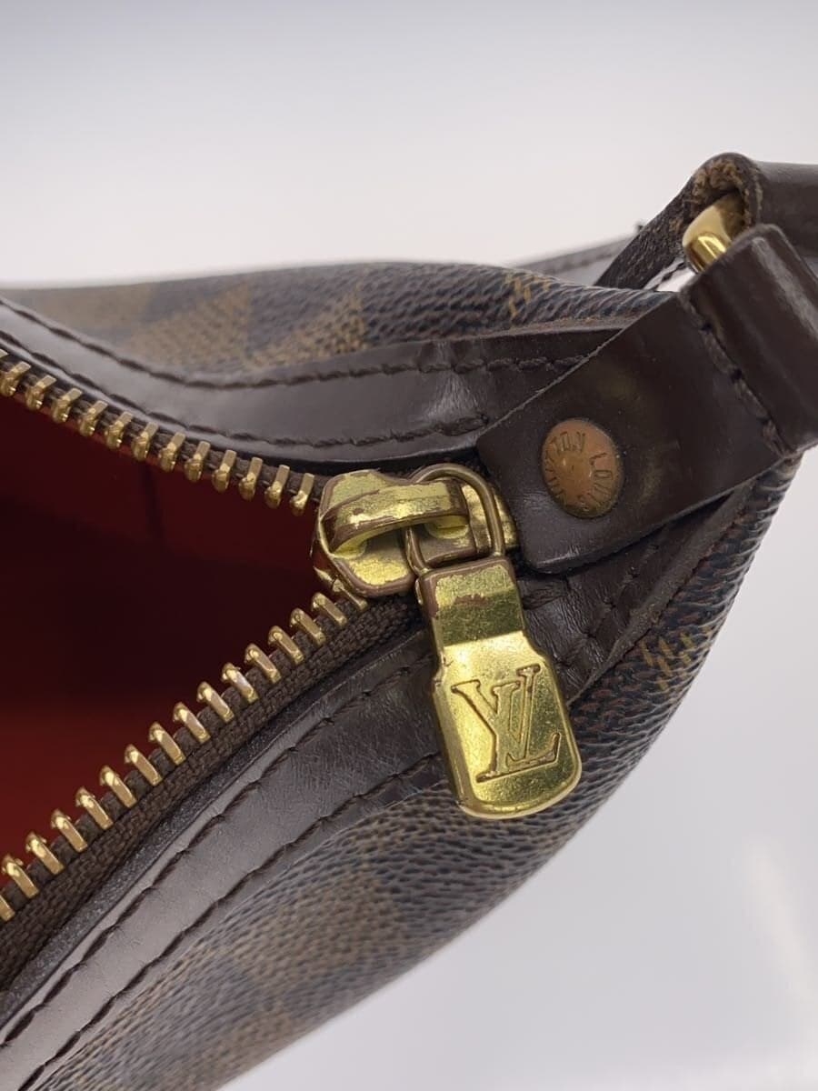 LOUIS VUITTON Pochette Accessoires_Damier Ebene PVC BRW 7