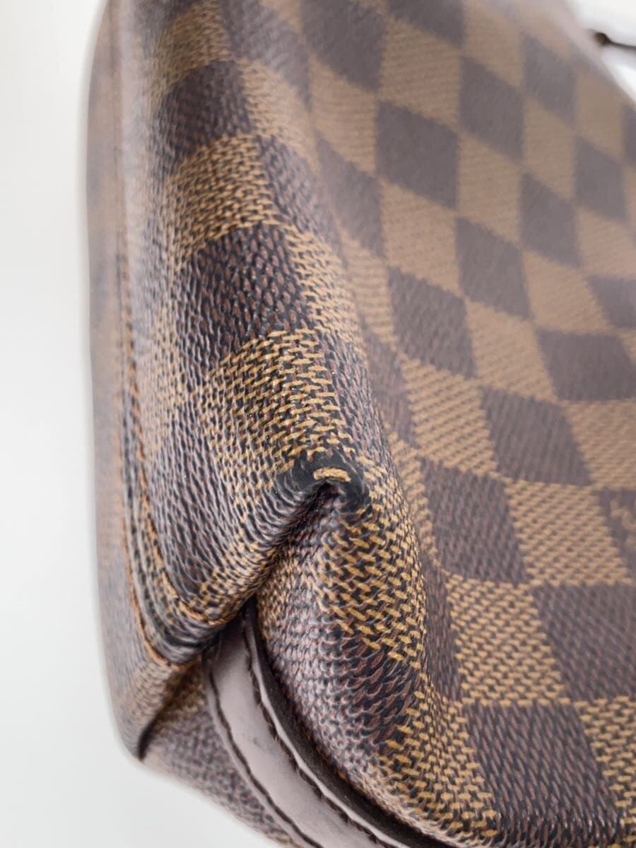 LOUIS VUITTON Pochette Accessoires_Damier Ebene PVC BRW 8