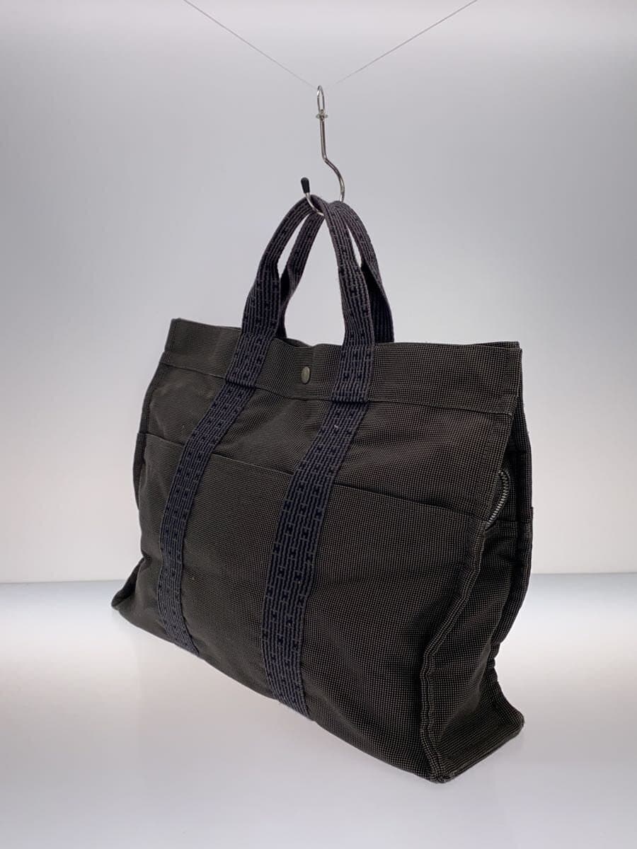 HERMES Tote Bag Canvas GRY Air Line MM 2
