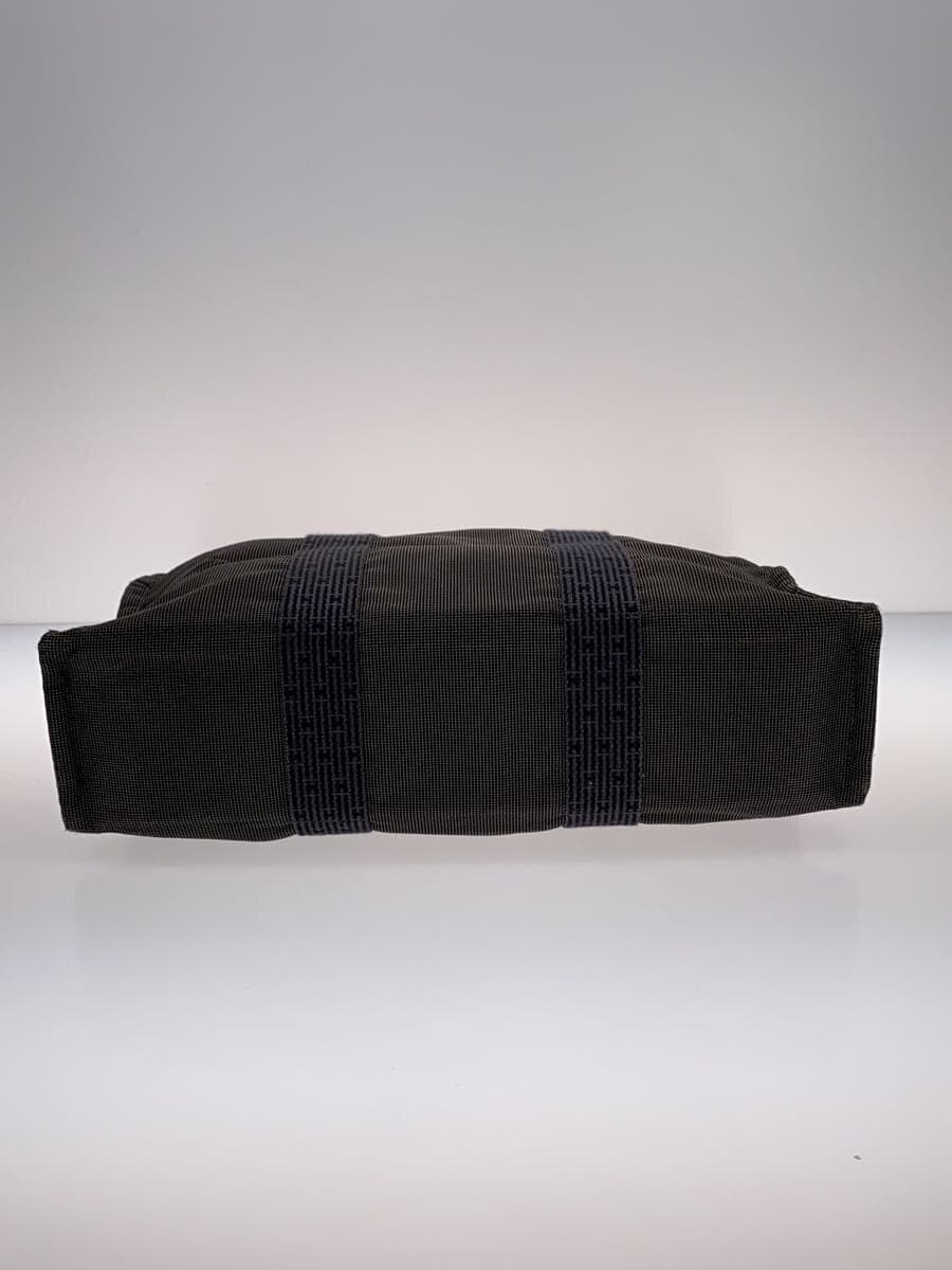 HERMES Tote Bag Canvas GRY Air Line MM 4